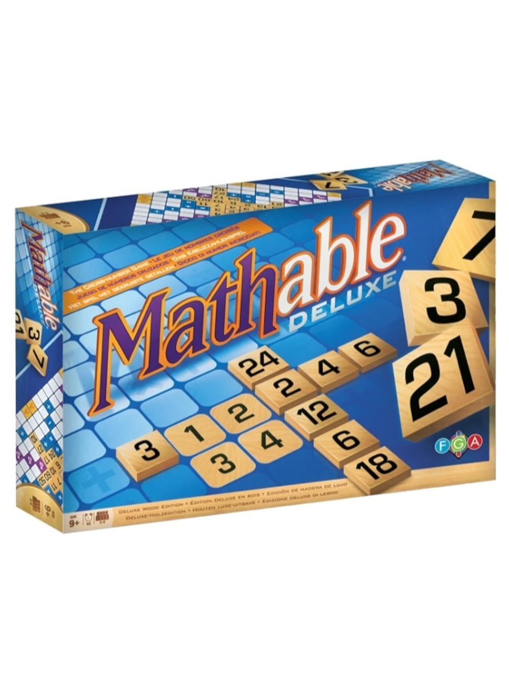 Mathable Deluxe Board Game Number Wooden Tiles (scrabble)